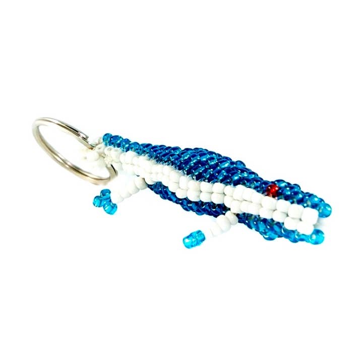 Ornaments 4 Orphans - Wholesale Keychain - Unisex - Lizard Glass Bead Keychain0