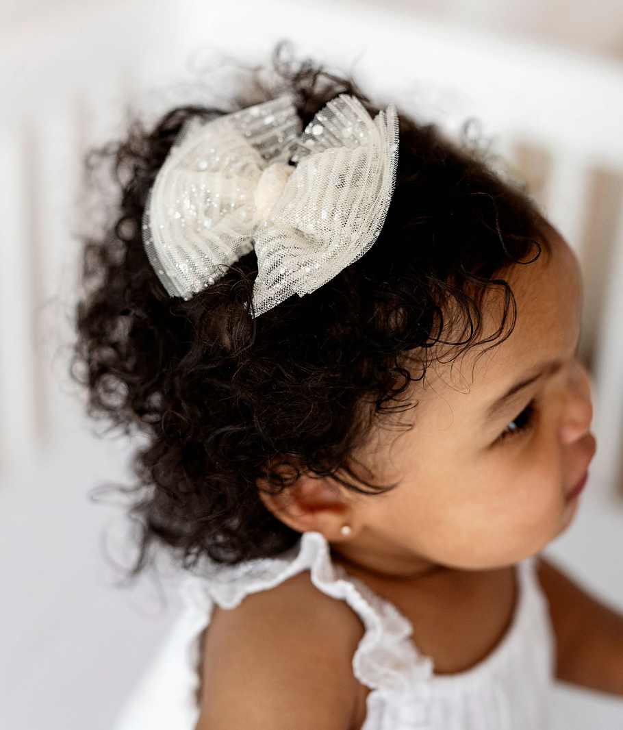 Baby Bling Bows - Venta al por mayor Lazo para el pelo - Niños - Pack de 2 pinzas de tul Baby Bling® para el pelo Baby FAB®21