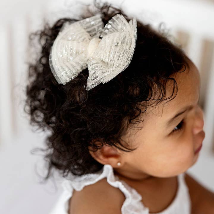 Baby Bling Bows - Venta al por mayor Lazo para el pelo - Niños - Pack de 2 pinzas de tul Baby Bling® para el pelo Baby FAB®21