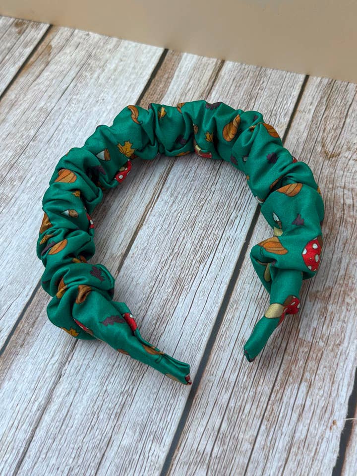 Woodland Walk EXCLUSIVE Scrunchie Headband | Handmade Hair Accessories UK for wholesale by ThatsSewLauraUk