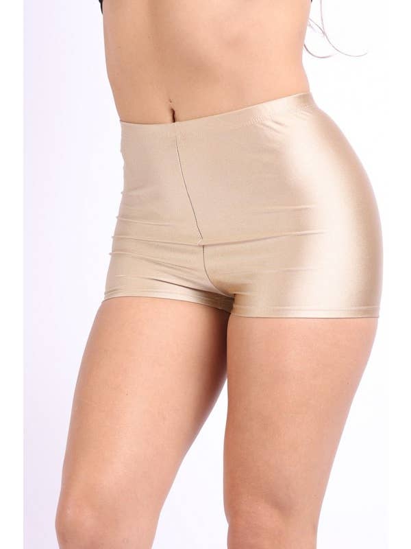 5besties inc - Wholesale Shorts - Women's - Highwaisted Nylon Micro Shorts3