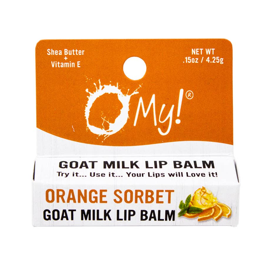 O My! Bath and Body - Wholesale Lip Balm - O My! Goat Milk Lip Balm - Single Pack | Shea Butter and Vit3