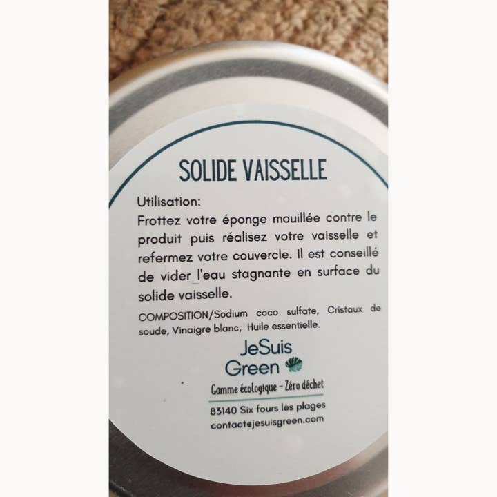 JeSuisGreen - Wholesale Dish Soap - Solid dishwasher/ Soap 100g lemon2