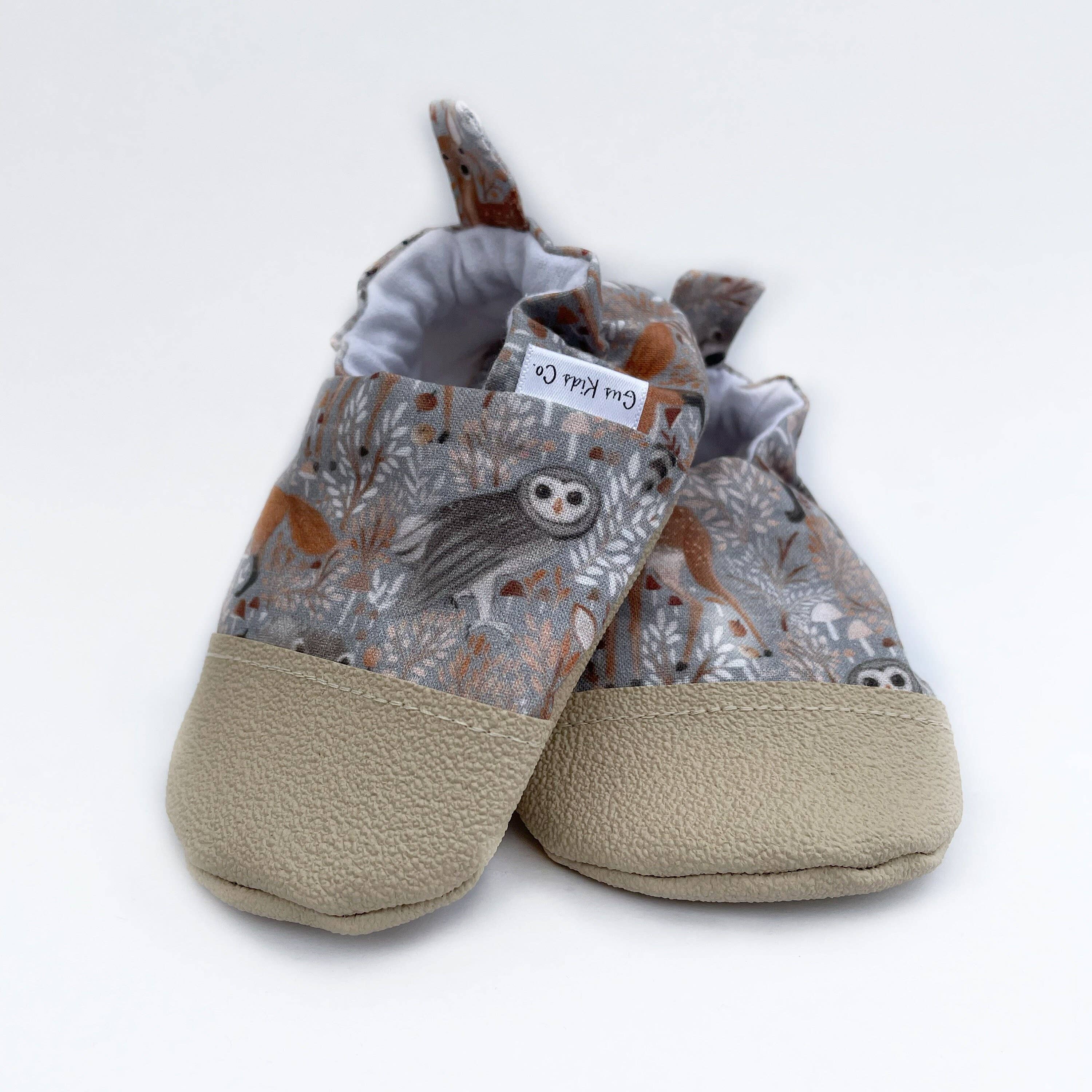 Gus Kids Co. - Vente Chaussures de berceau – bébé - Chaussures pour bébé Forest Animal1