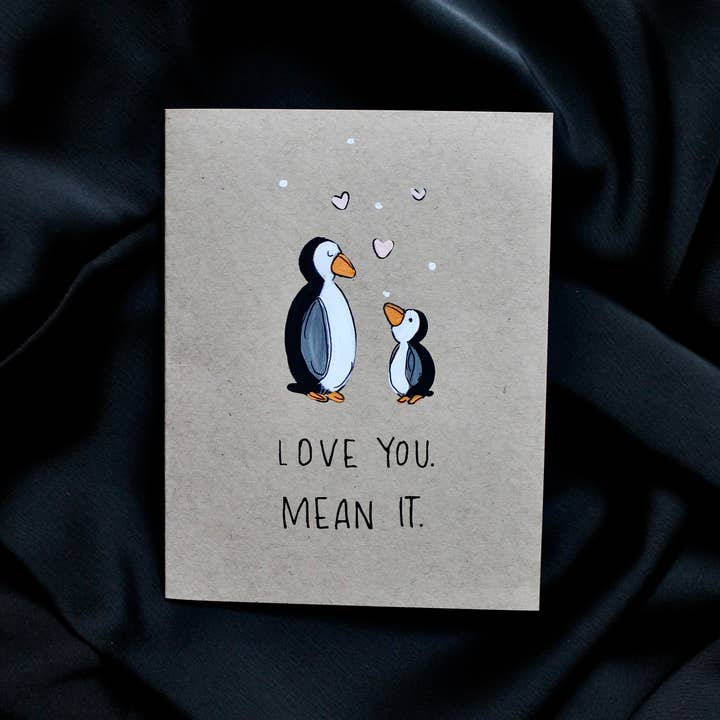Snail Mail - Wholesale Love Card - Love You. Mean It.1