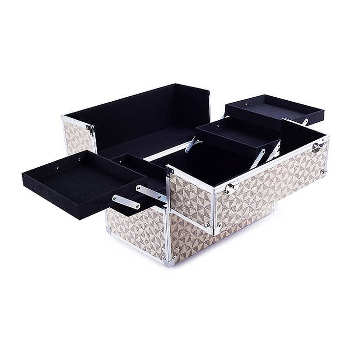 PINEAPPLE Beauty – wholesale Makeup storage box – Romantic Beauty CCB-207 Monogram Makeup Box - 1pc