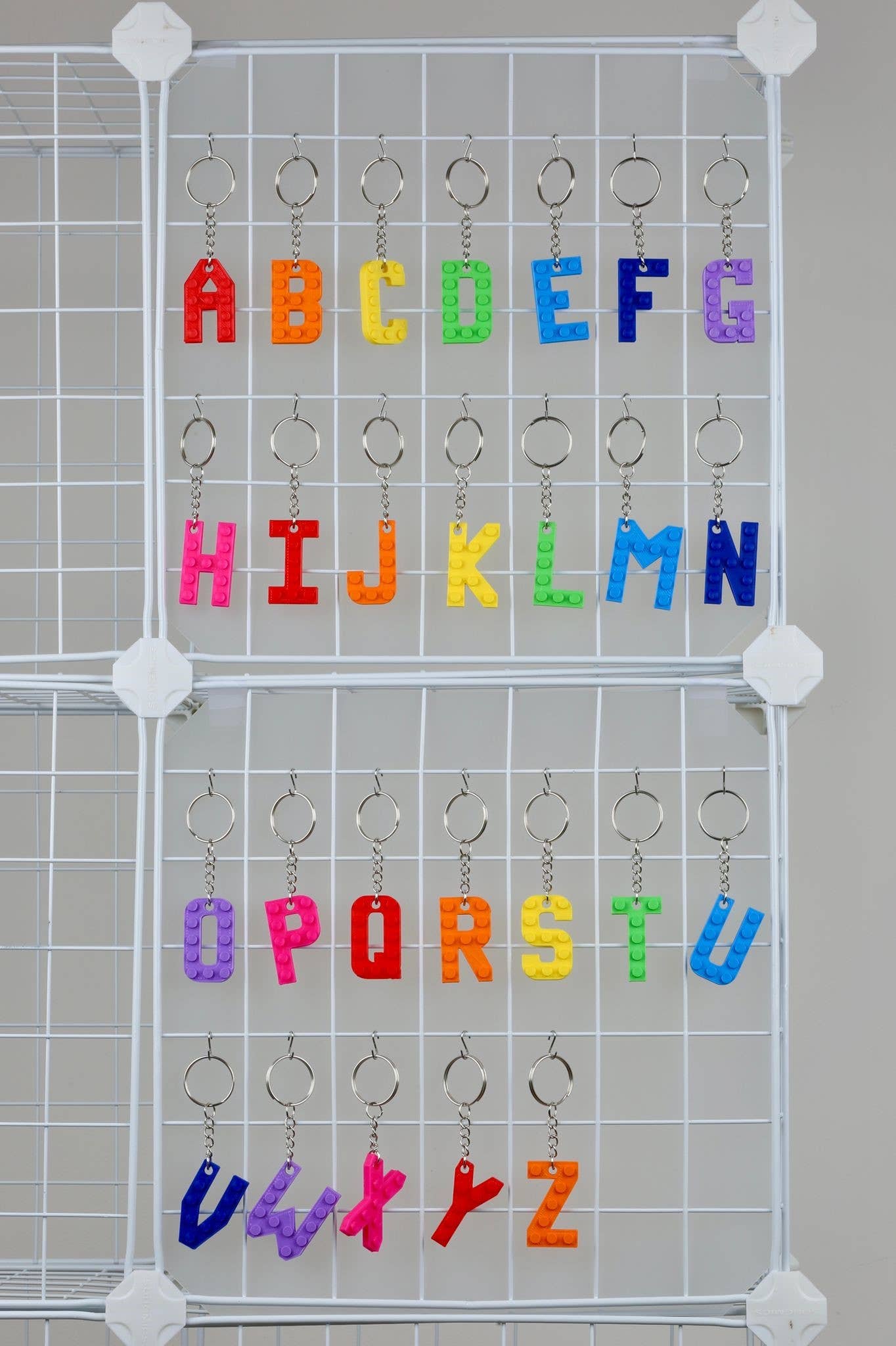 Made Happy Gifts - Wholesale Keychain - Kids - Lego Style Keyring 360 A-Z LEGO® Compatible Keyring3