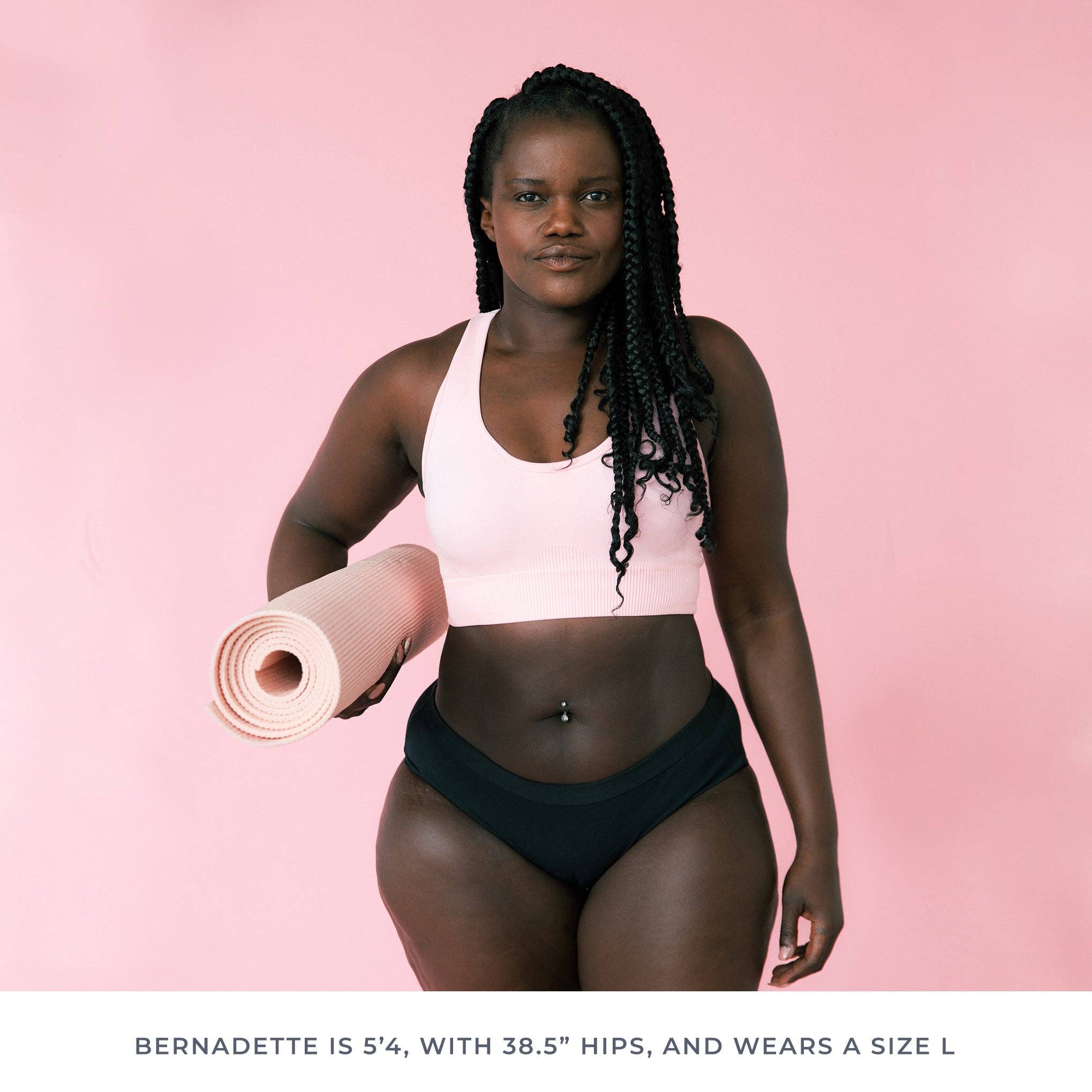 Volcanic Black Lækagesikker bomuld Bikini for engroshandel på Faire4