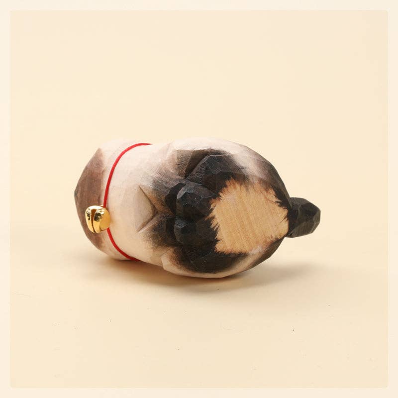 Gohobi （We cover U.S. import duties） - Wholesale Decorative Figurine - Gohobi Handcrafted  Large Wooden Siamese Cat Ornament11