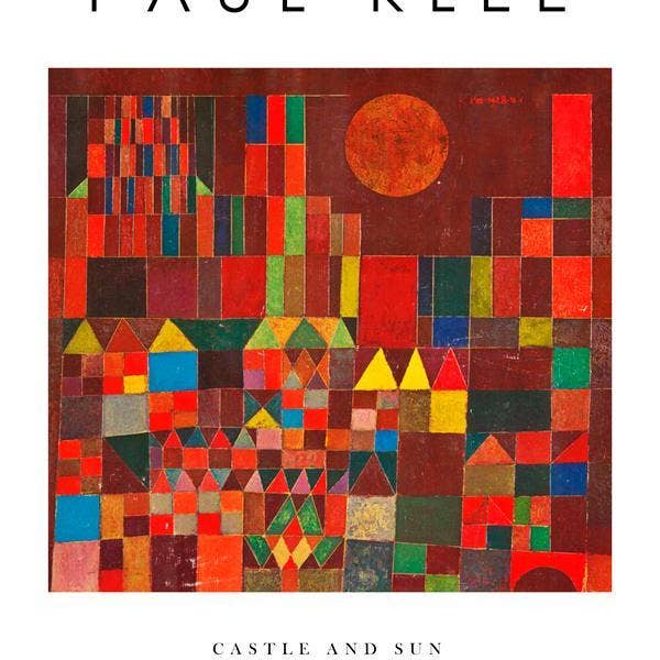 Artesta - Vente Poster - Exposition Château et Soleil Blanc - Paul Klee 5