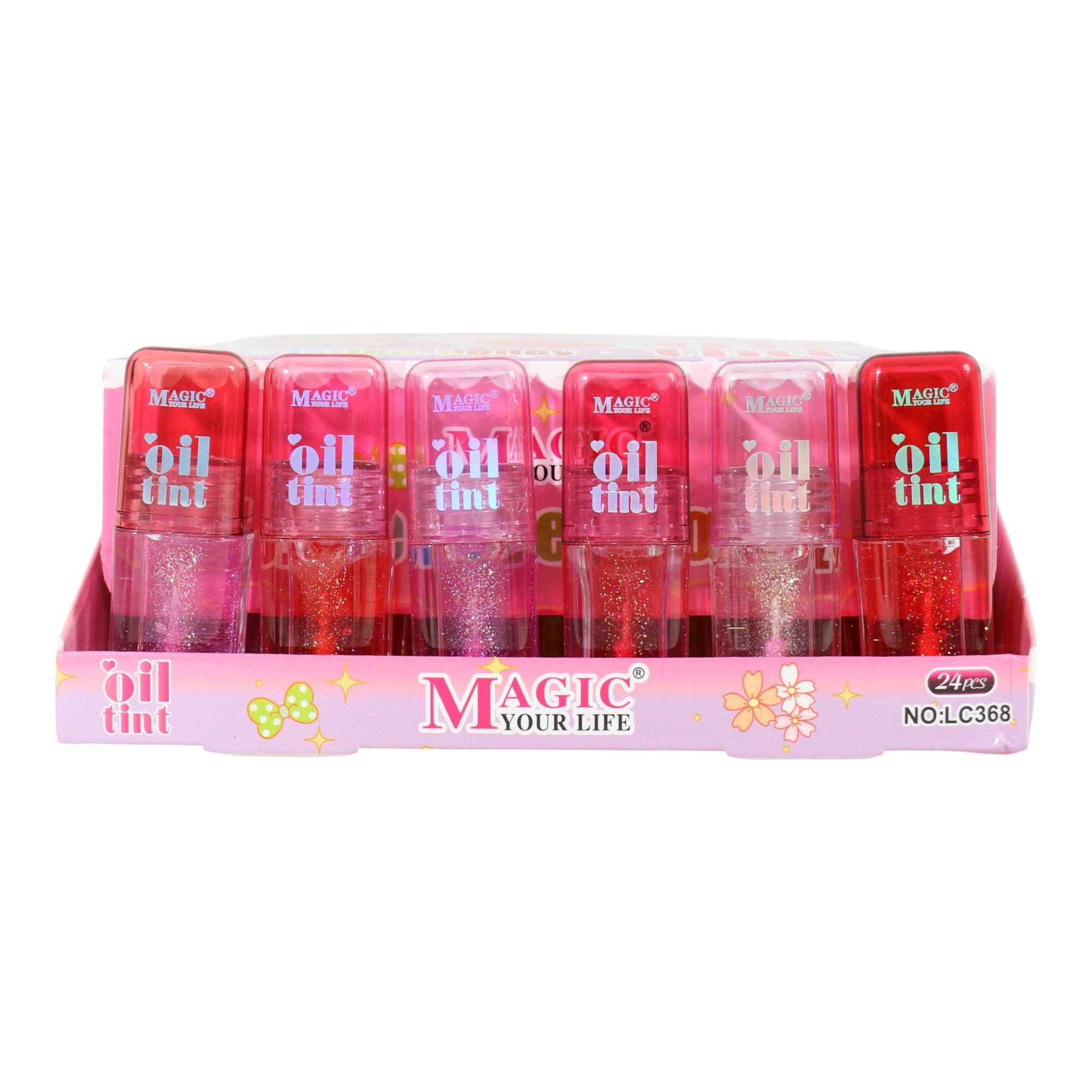 ASSORTED Magic you life Oil Tint Lip Gloss LC368. (24PC) for wholesale on Faire21