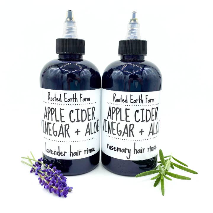 Rooted Earth Farm + Apothecary - Wholesale Scalp/Hair Treatment - Apple Cider Vinegar + Aloe Hair Rinse - 2 Scent Options ACV3