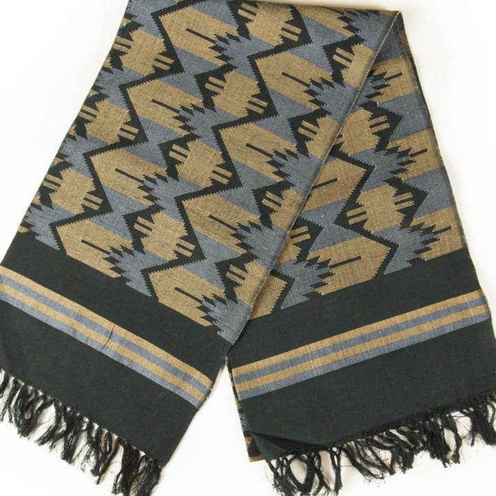 Urban Dhaka Scarf for wholesale by Didi Bahini Fair Trade