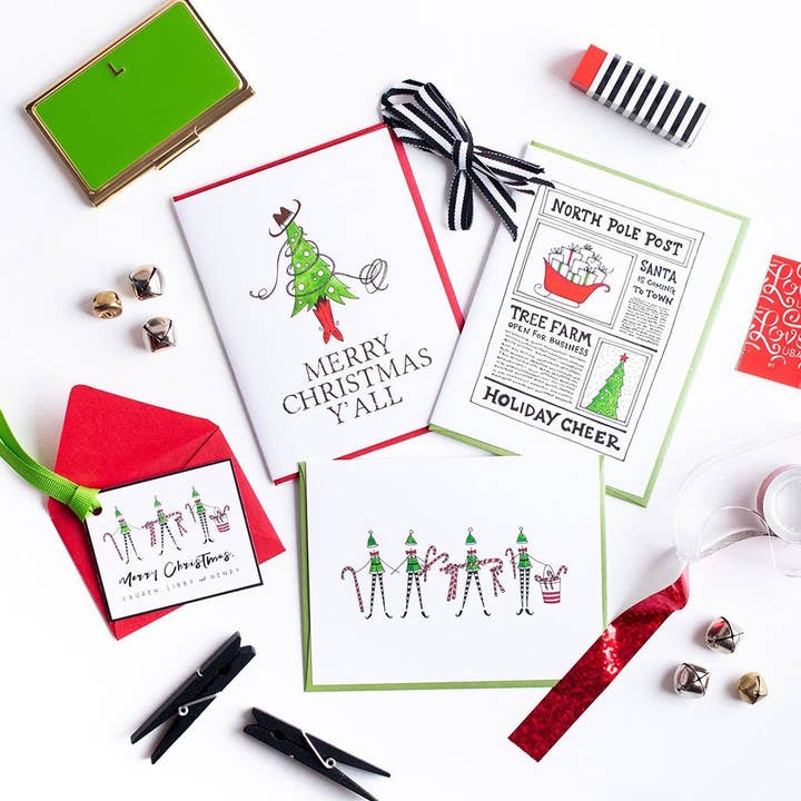 LO in LONDON® - Wholesale Christmas Card - "COWBOY CHRISTMAS" HOLIDAY CARD1