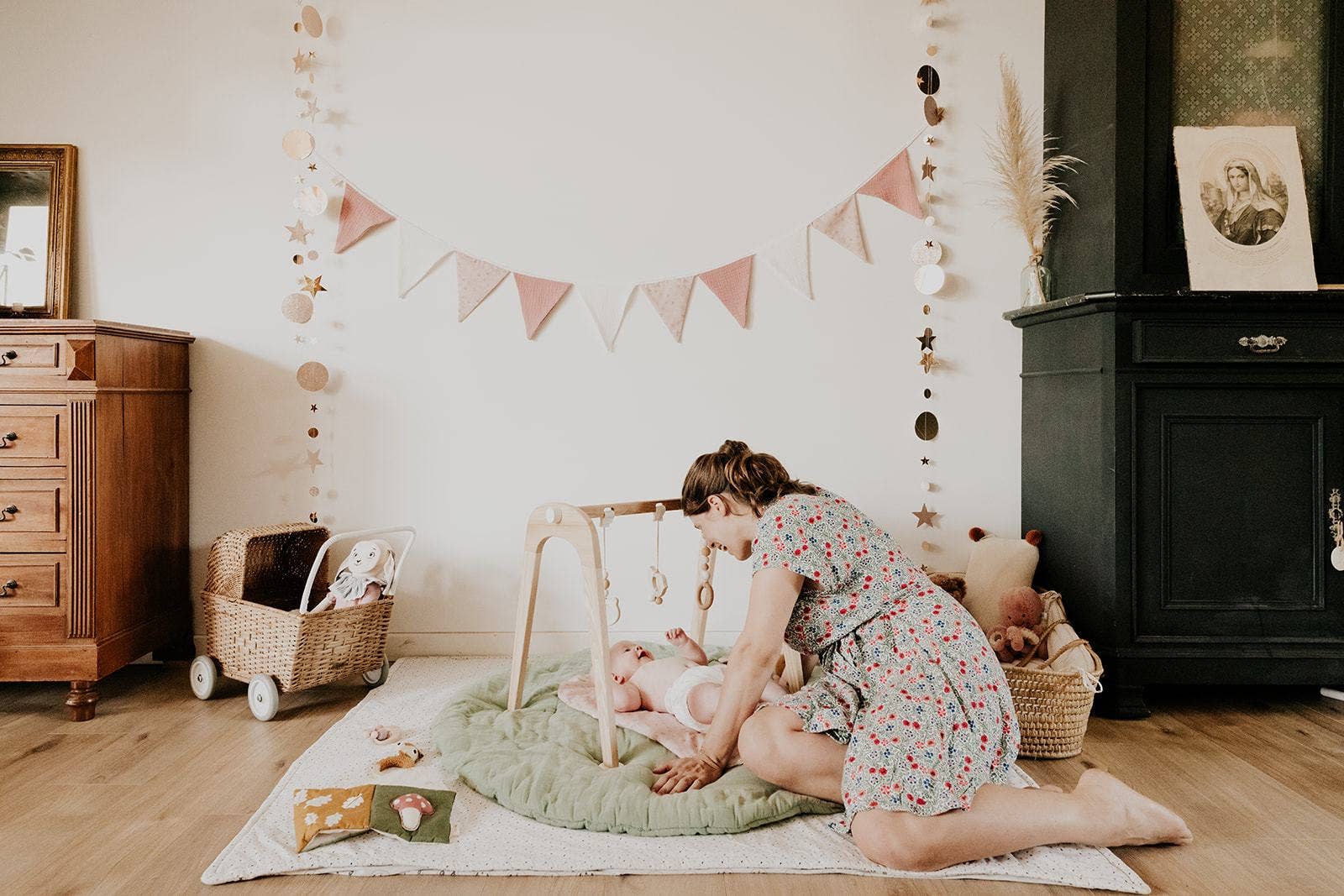 LES PETITS SAUVAGES CO - Vendita all'ingrosso Lenzuola per culla/lettino - Allodola in cotone biologico Topponcino3