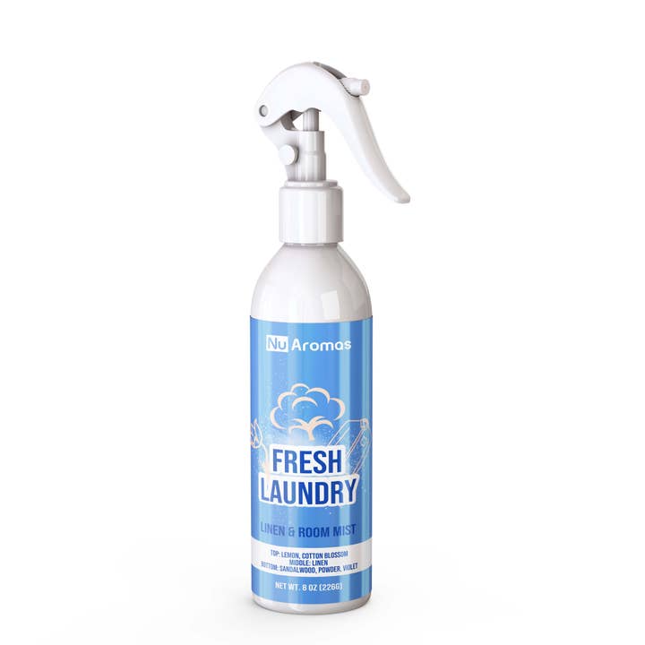 Linge Frais | Brume d'Ambiance 8oz pour la vente par NuAromas | Home Fragrance