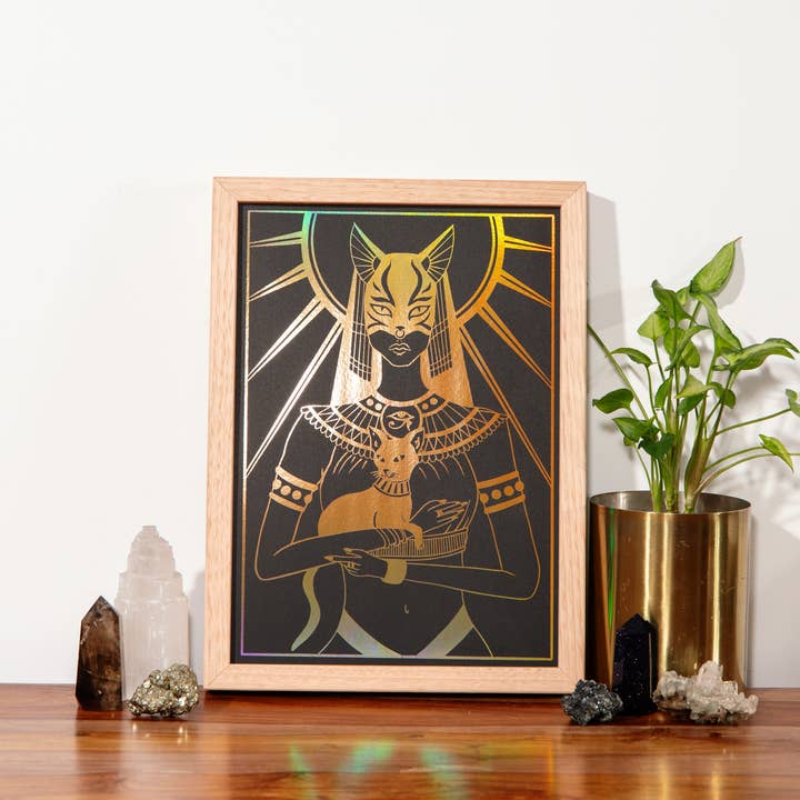 The Moon Et Tu - Wholesale Art print - Bestat - Goddess of Protection1