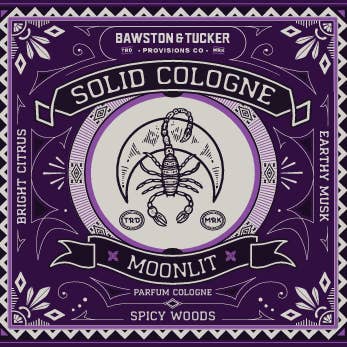 Bawston & Tucker - A Kentucky Fragrance House - Wholesale Solid Cologne - Solid Cologne - Moonlit Fragrance .35 oz6
