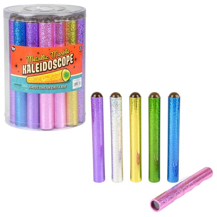 Metallic Marble Kaleidoscope In Bulk for wholesale by Buddha Yoga