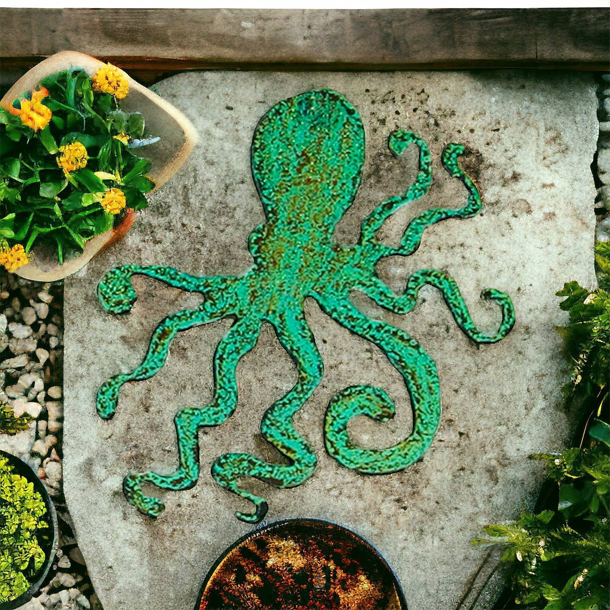 Whimsies - Wholesale Magnet - Octopus magnet Nautical Beach souvenirs coastal gifts LAKE2