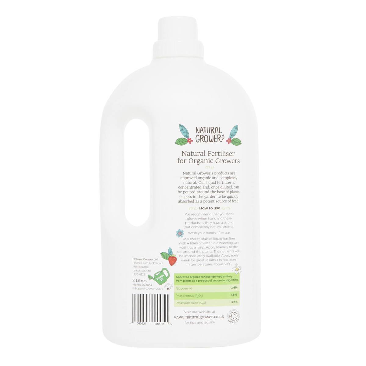 Natural Grower – wholesale Fertiliser – 2 Litre Natural Fertiliser3