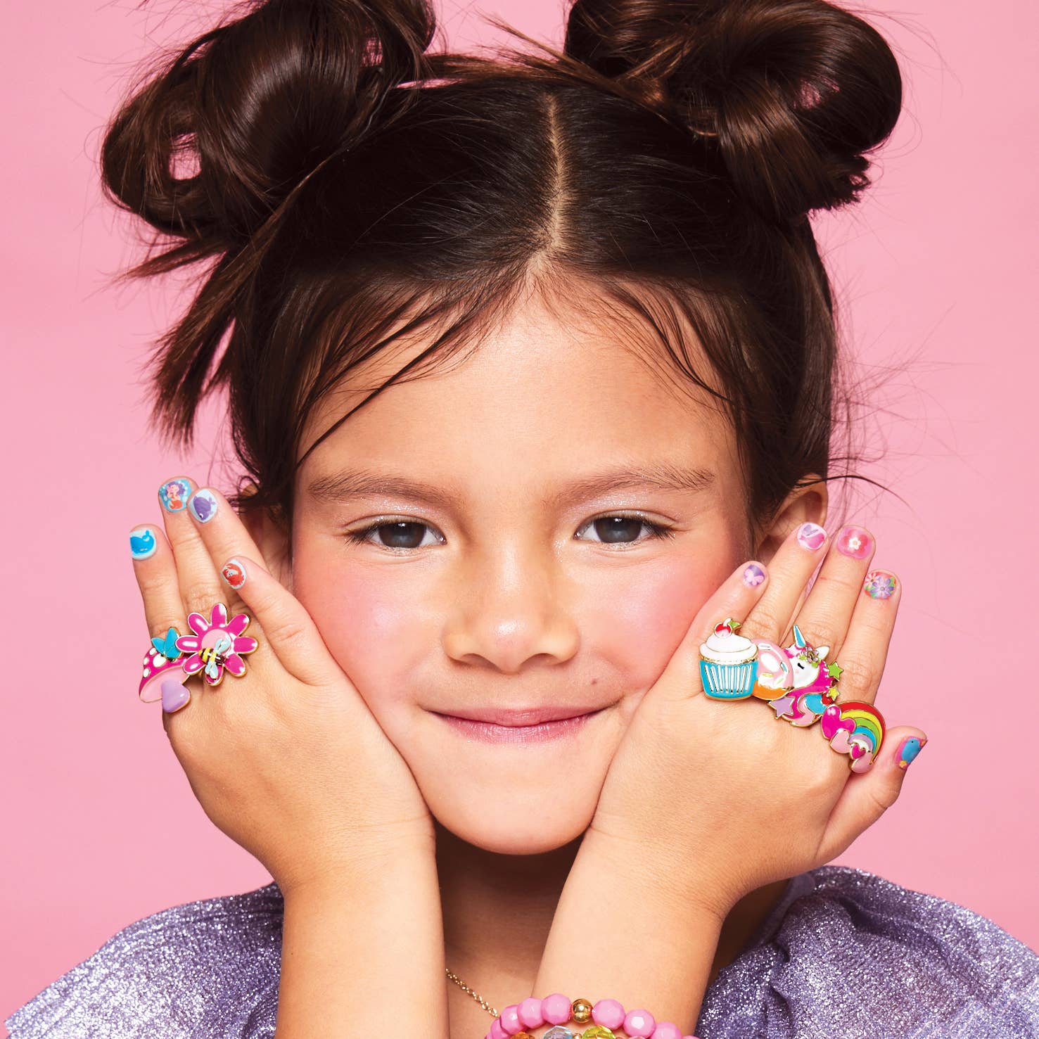 Girl Nation – Engroshandel Statementring – Petal Party justerbar ring med gaveæske8