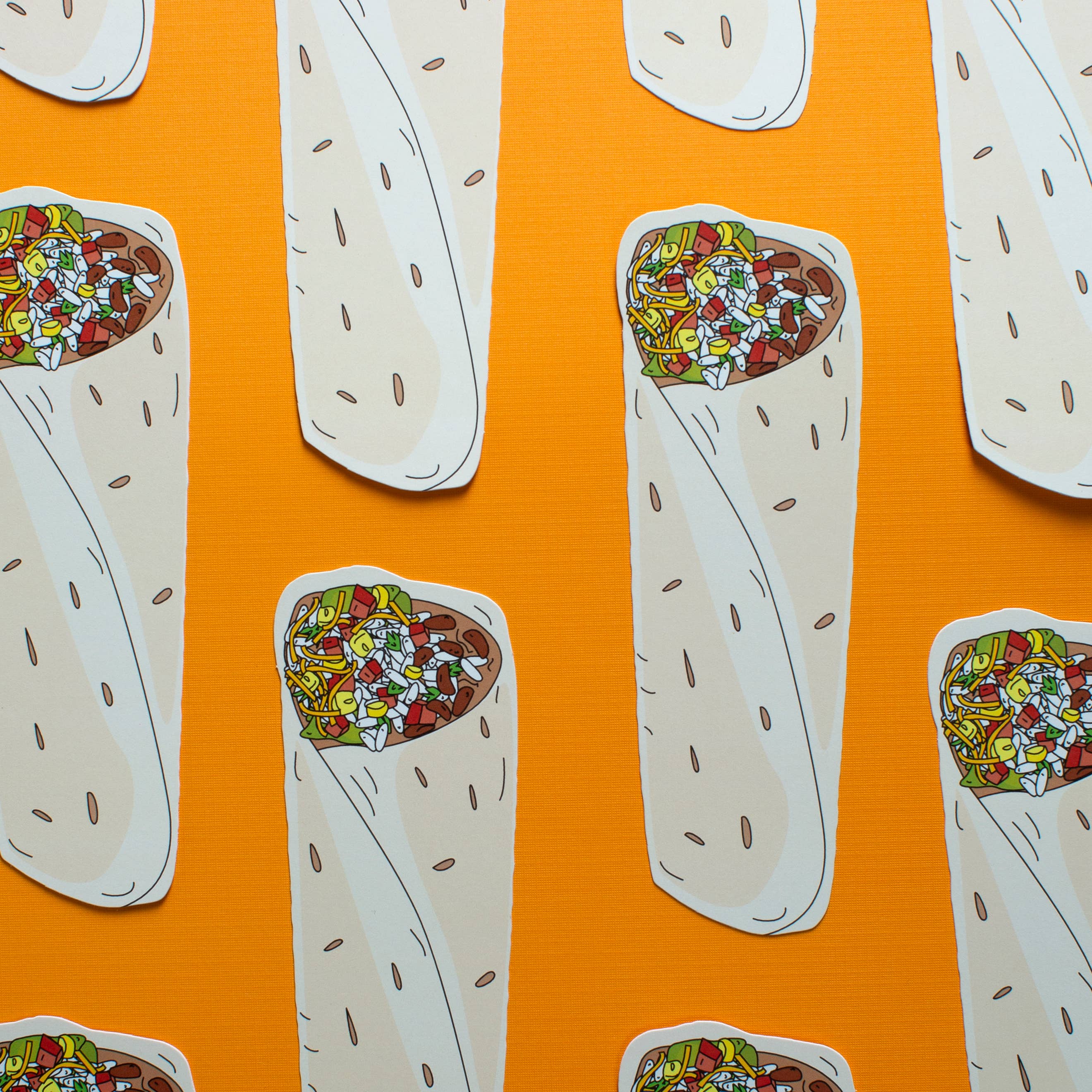 Humdrum Paper - Wholesale Bookmark - Burrito Bookmark (it's die cut!)2