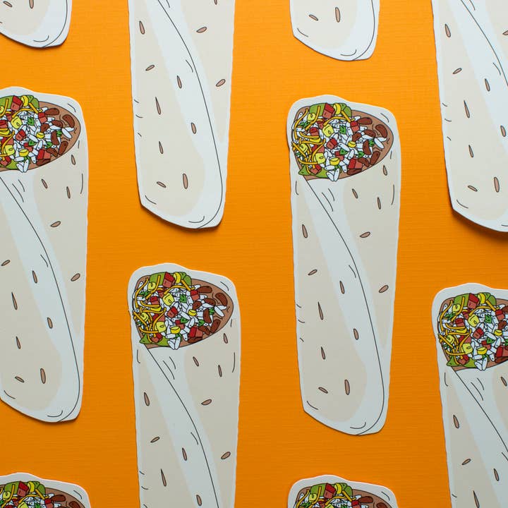 Humdrum Paper - Wholesale Bookmark - Burrito Bookmark (it's die cut!)2