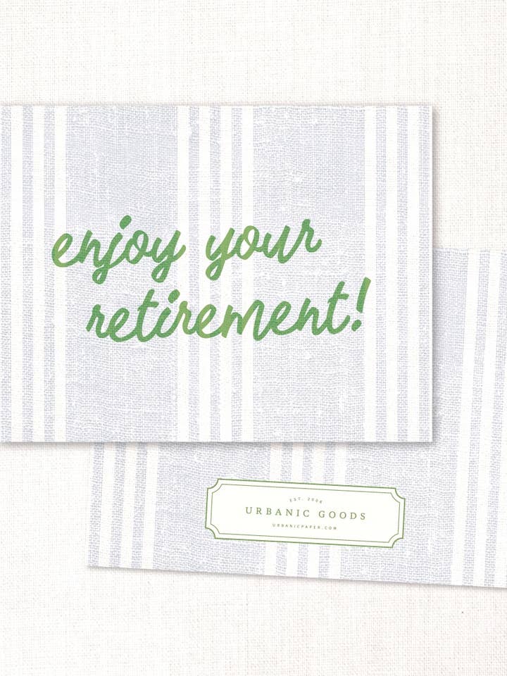 genießen Sie Ihre Ruhestandskarte für den Großhandel von Urbanic Goods