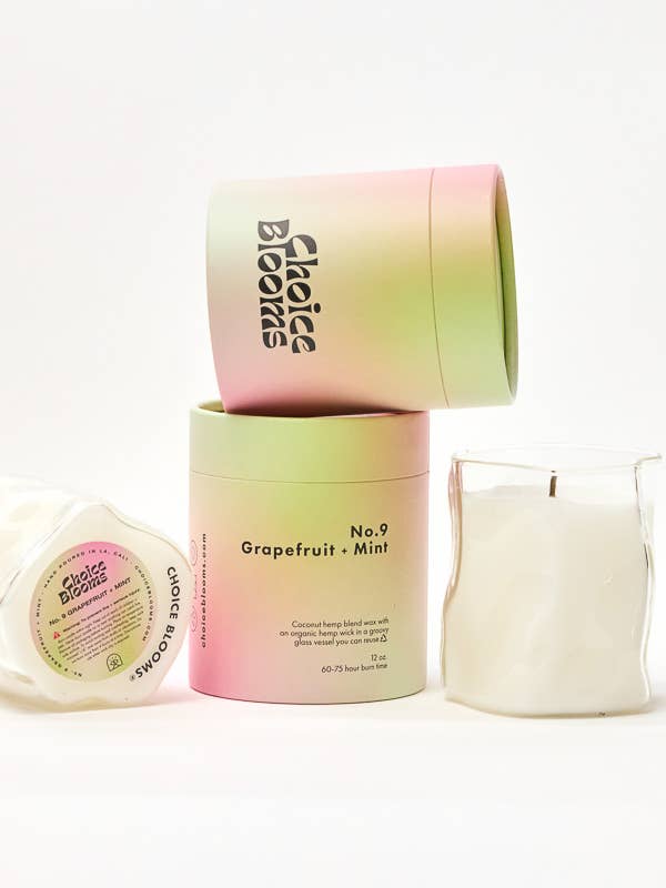 Bougie Pamplemousse + Menthe No. 9 de 4 oz. pour la vente par Choice Blooms