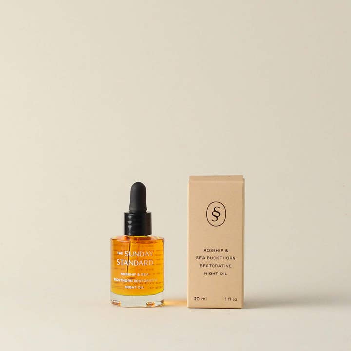 The Sunday Standard - Wholesale Facial Oil - Rosehip & Sea Buckthorn Restorative Night Oil2
