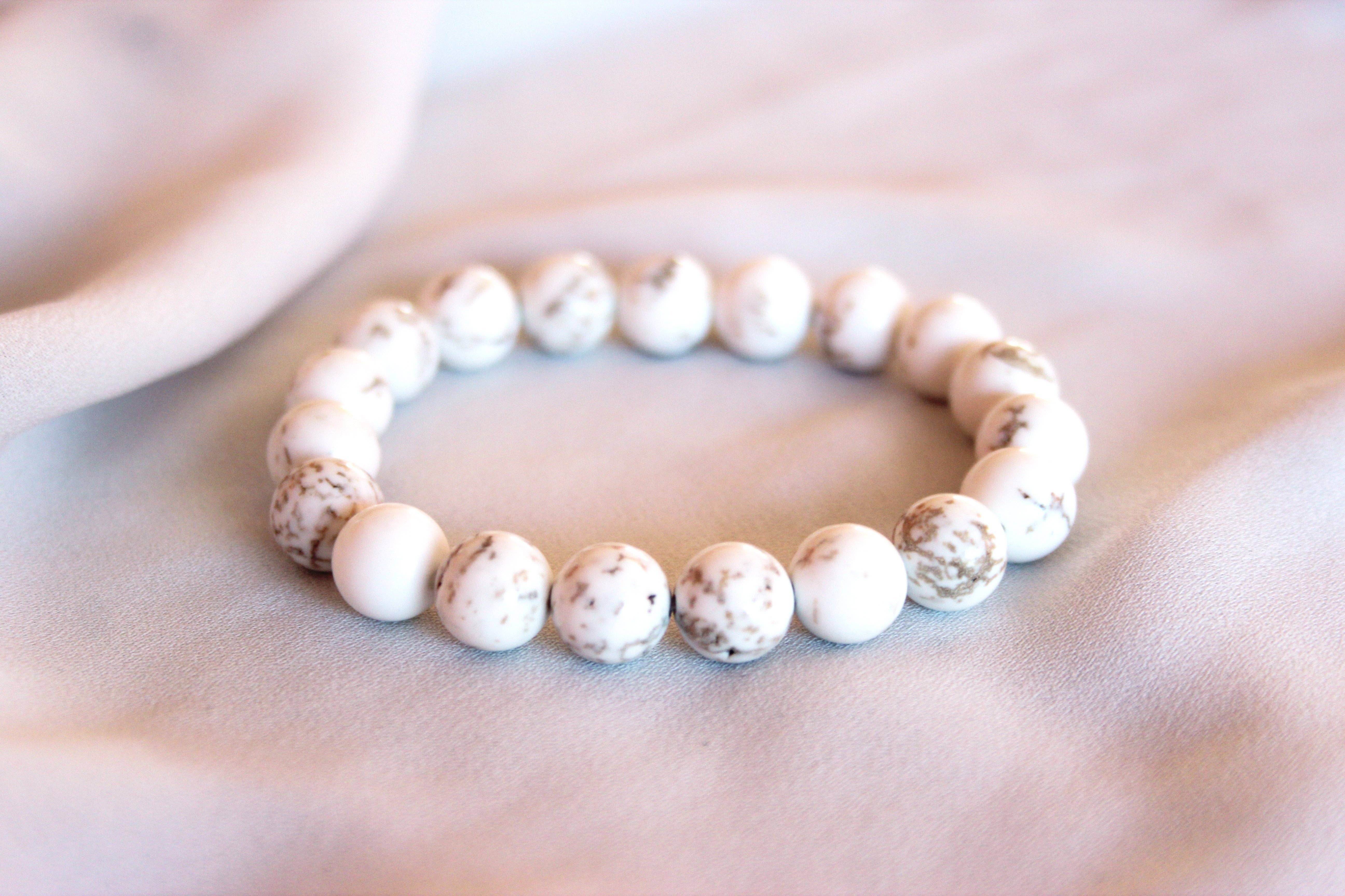 Mademoiselle Moana – wholesale Pärlarmband – Magnesitarmband – lugn och ro0