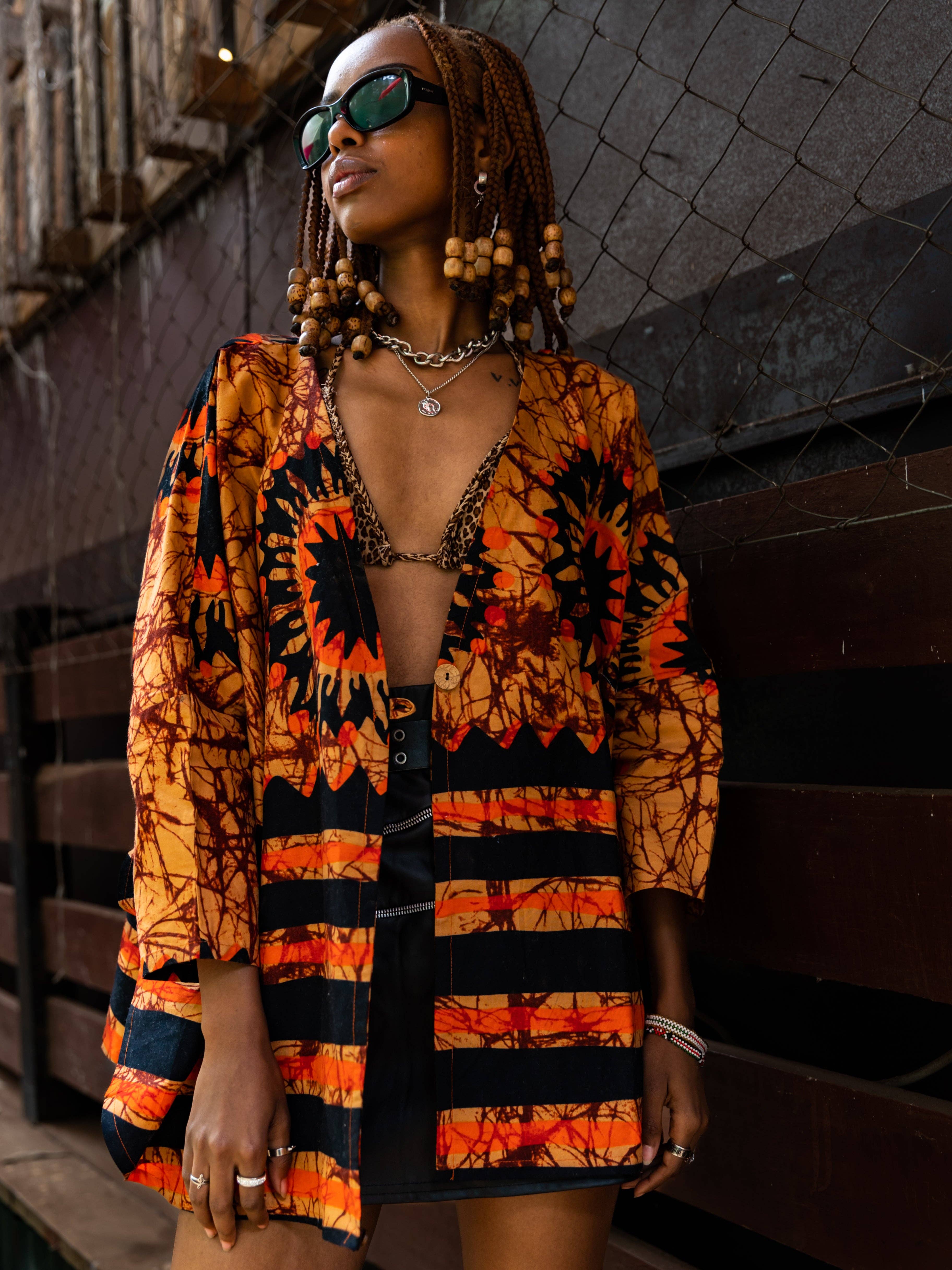 mikono.africa UG - Wholesale Kimono - Women's - Kimono for club+ holiday 'Pembe'10