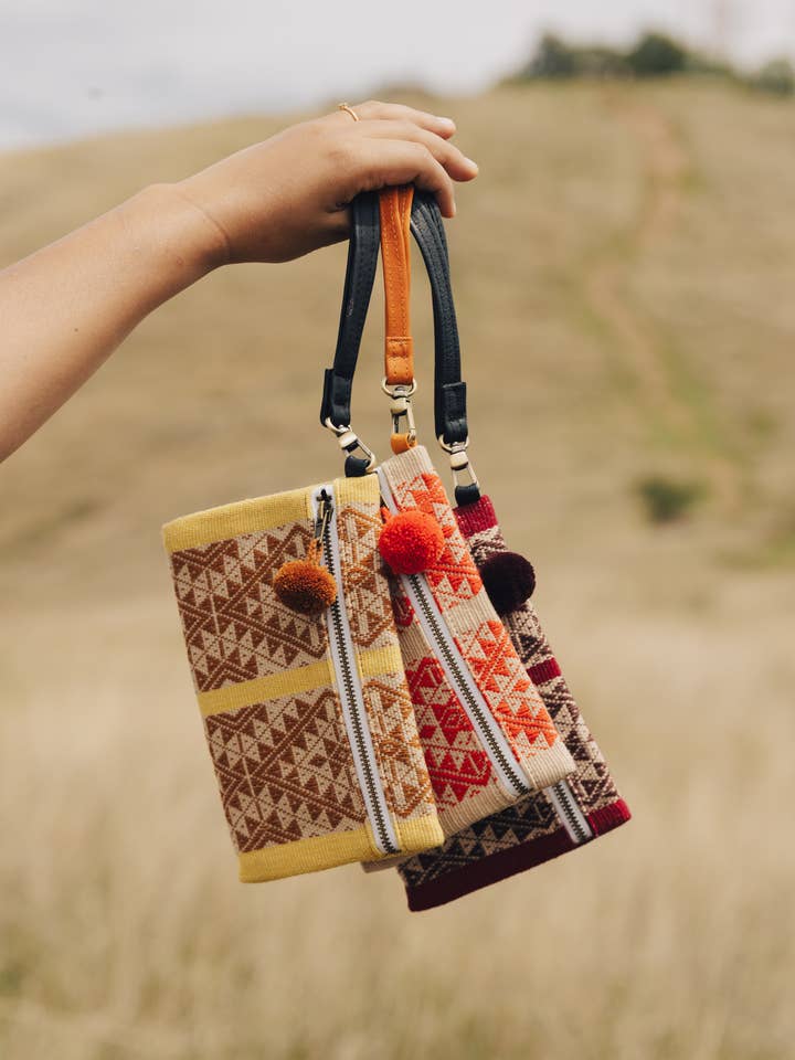Woven Wristlet for wholesale by Awamaki