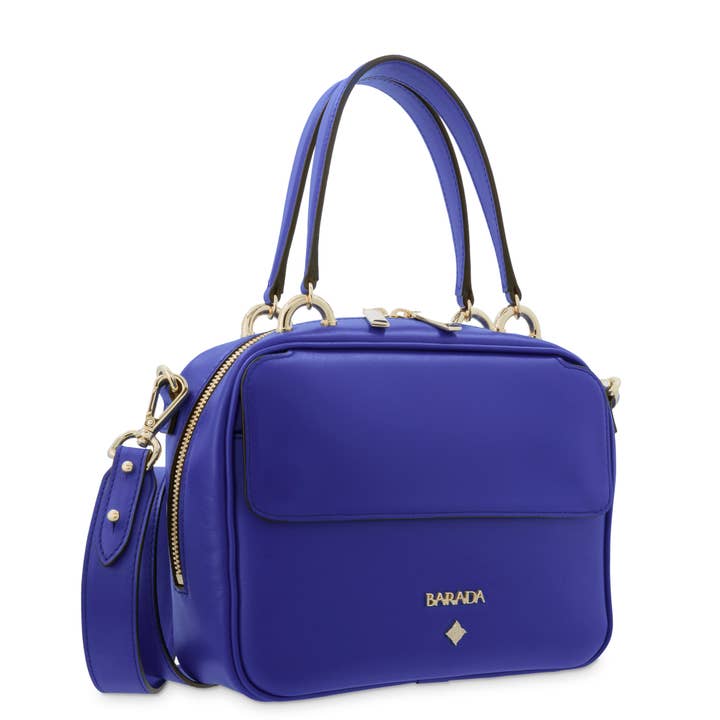 BARADA UBRIQUE – wholesale Top handle bag – women's – Handbag in Cow and color Electric Blue