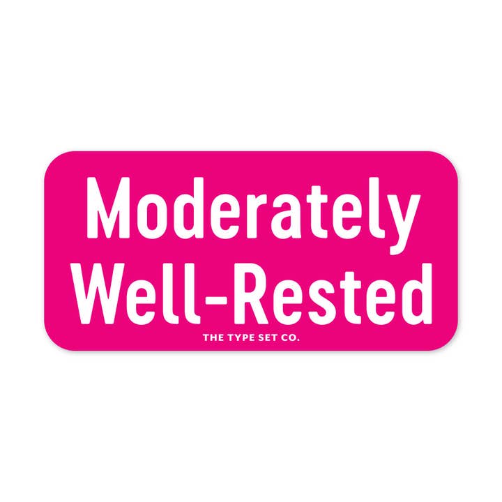 Adesivo in Vinile Moderatamente Riposato per la vendita all'ingrosso da parte di The Stickerie
