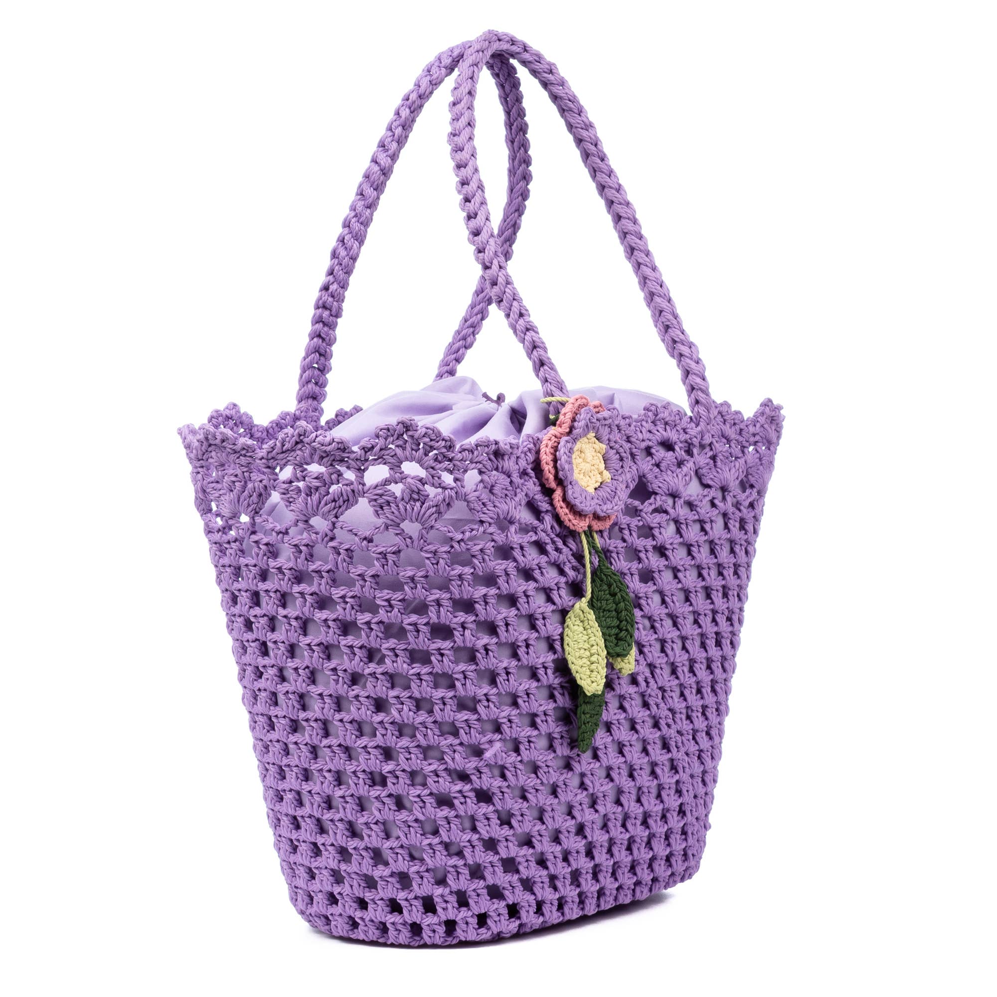 FIRENZE ARTEGIANI - Wholesale Beach Bag - Zeccone women's shoulder bag. Made of cotton, with tassel.21