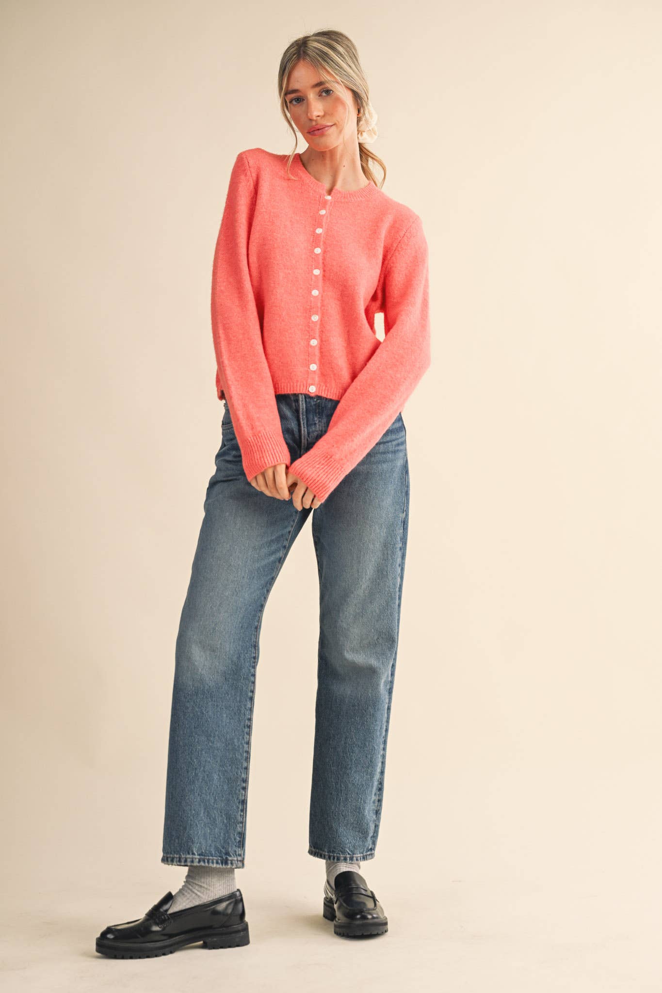 &MERCI - Wholesale Cardigan - Women's - MARLED KNIT SWEATER CARDIGAN MSW1124836