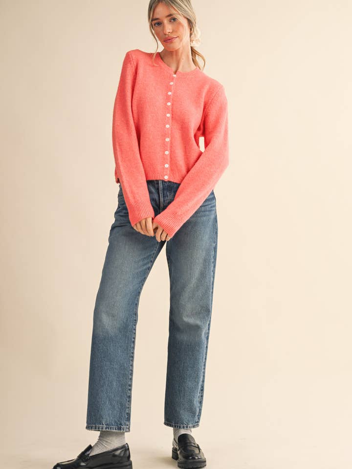 &MERCI - Wholesale Cardigan - Women's - MARLED KNIT SWEATER CARDIGAN MSW1124836