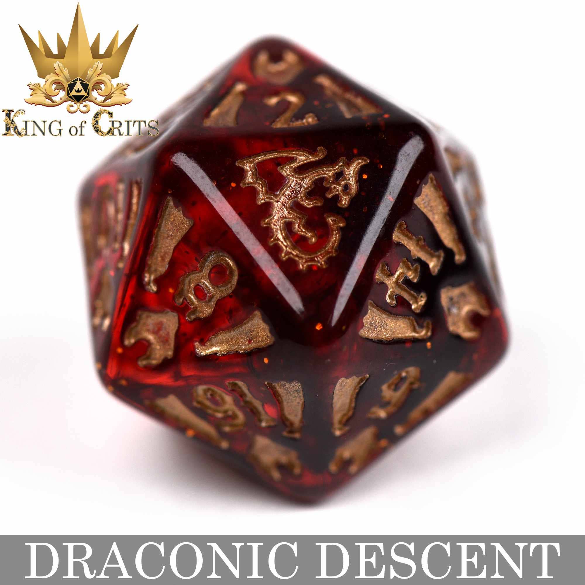 DNDDICE.COM – wholesale Dice – Draconic Descent - 11 Dice Set11
