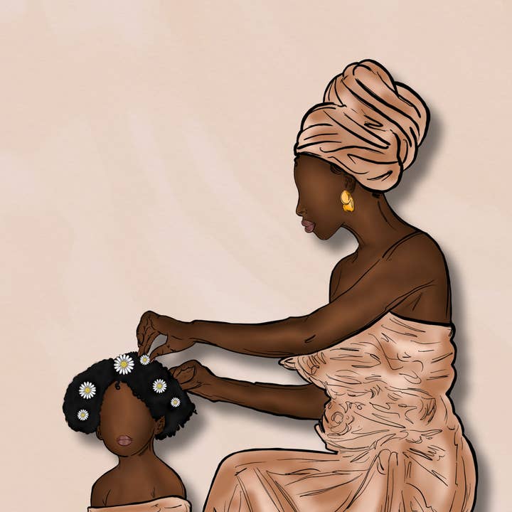 Plakat - Som mor, så datter for engroshandel hos Afro Garden