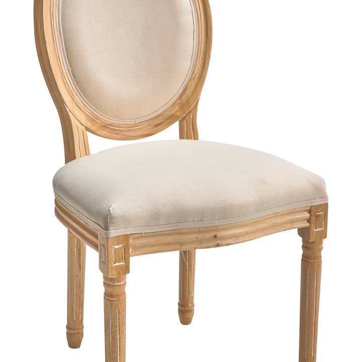 Blasone - Upholstered Wooden And Fabric Chair for wholesale by Novità Home