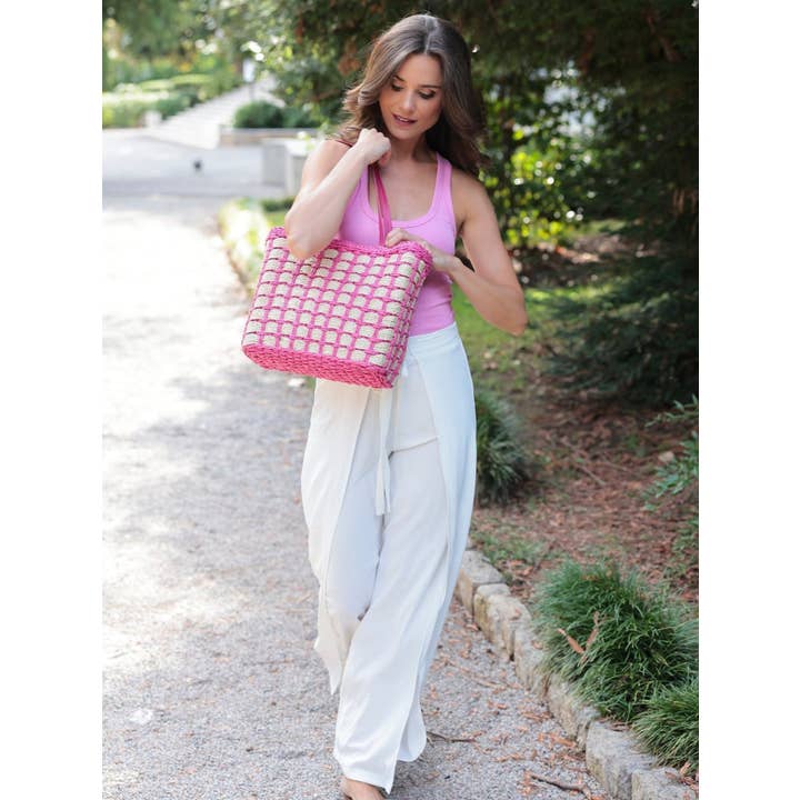 JUANITA TOTE, PINK for wholesale on Faire1