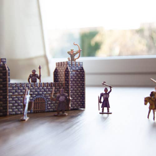 Gespänsterwald – Engroshandel DIY-hobbysæt – Børn – 3D håndværk sæt „Knight's Castle“1