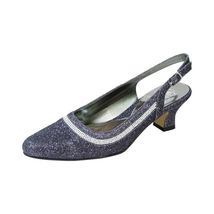 FLORAL Priya Women's Wide Width Slingback Dress Pumps for wholesale by FazPaz