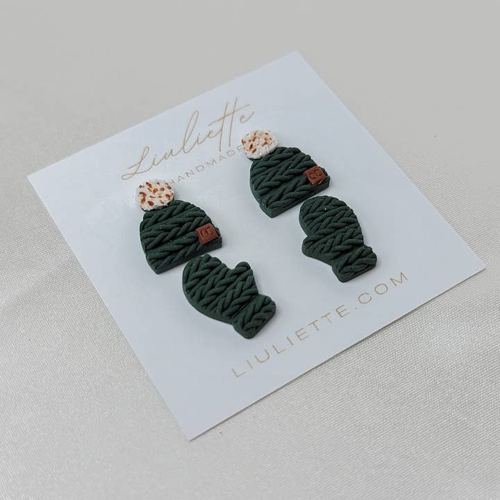 Gorros y guantes (tachuelas) *Hechos por pedido* para venta al por mayor de Liuliette Handmade