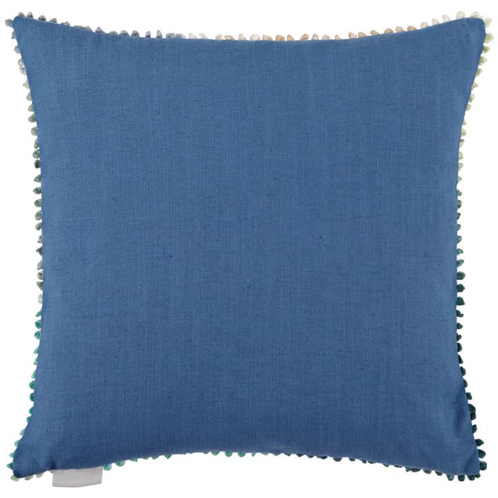 Coralie Small Printed Cushion Cobalt for wholesale on Faire