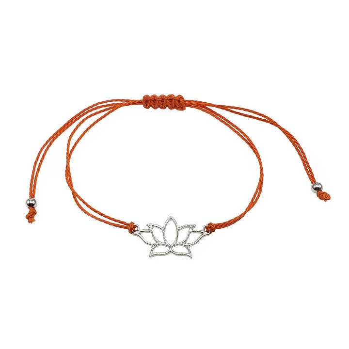 O Yeah Gifts – wholesale Berlockarmband – Lotus Blomma Armband Pack, Chakra färger, Yoga, Regnbåge4