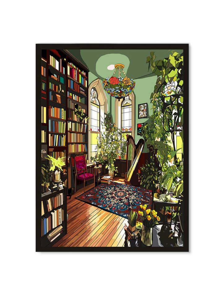 Dublin Inspired Home Interior Art Print – Illustration for wholesale by Blanchouse