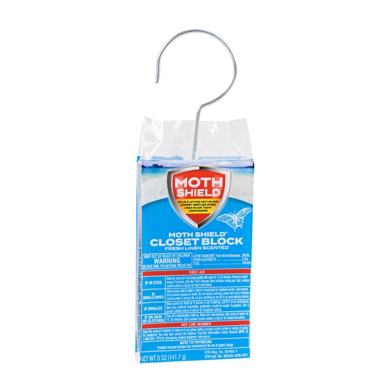 Deluxe Import Trading – wholesale Air freshener – Moth Shield Fresh Linen Scented 5oz Closet Block0
